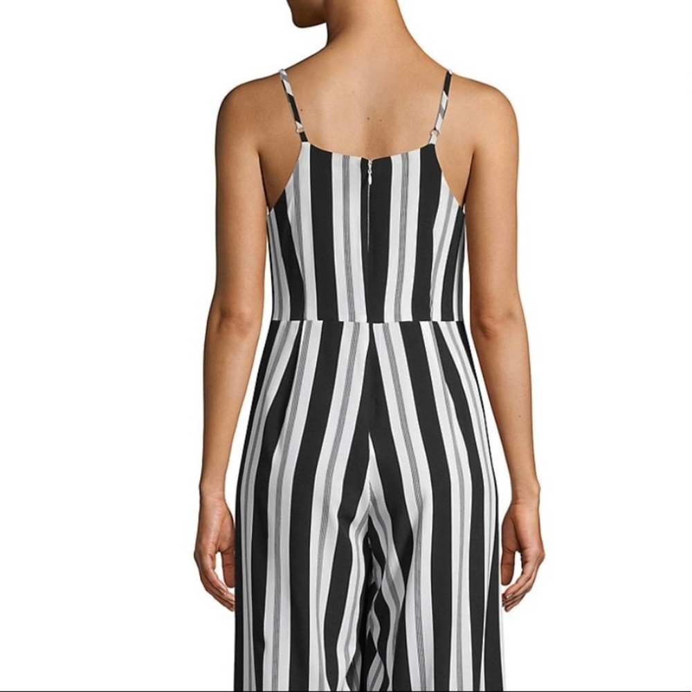 Avec Les Filles Striped Wide Leg Jumpsuit Women XS - Picture 4 of 11